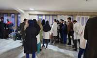 مشارکت پرشور کارکنان مرکز آموزشی درمانی امام خمینی (ره) ارومیه در انتخابات